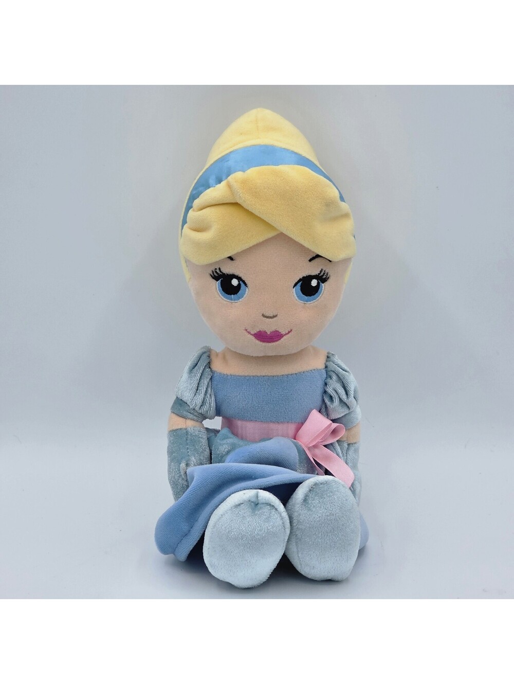 Disney Princess Cinderella Posh Paws 12" Plush Doll Blue Dress Soft Toy